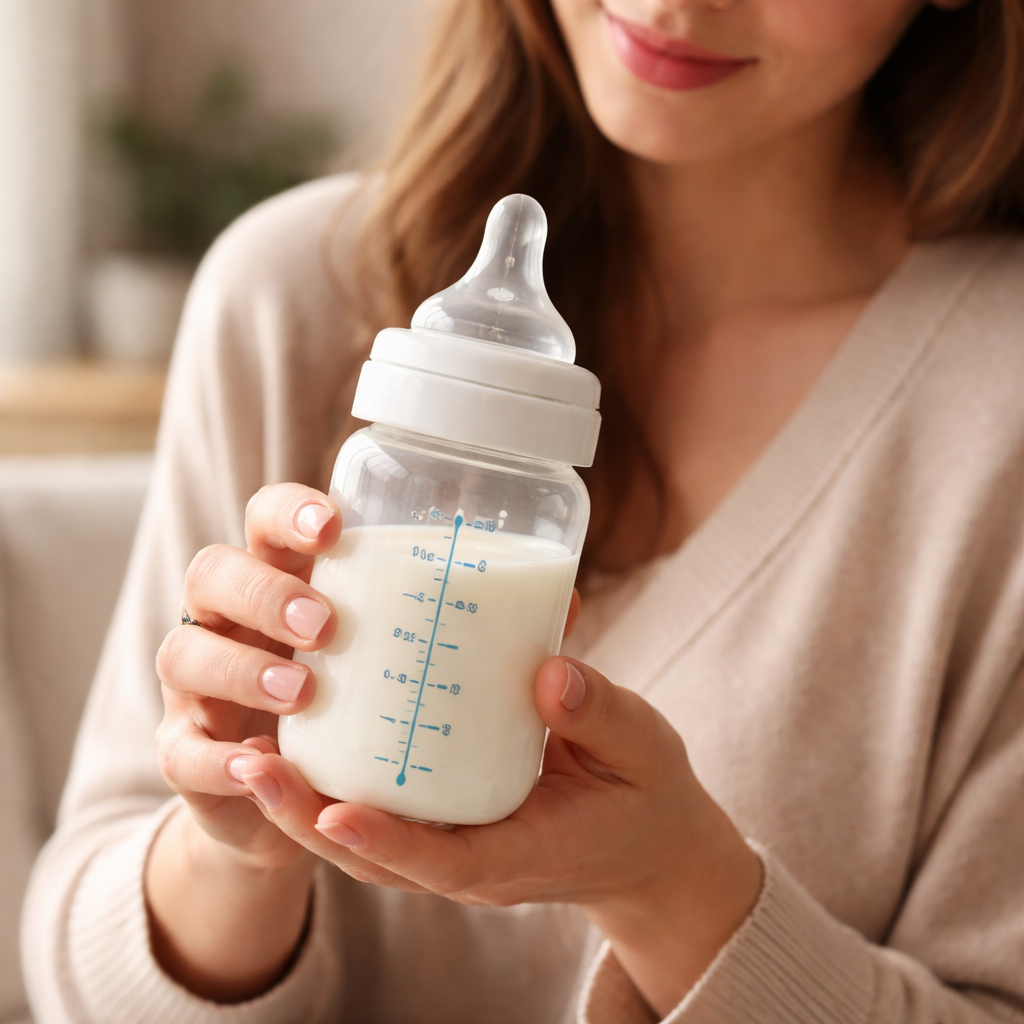 20260128 1103 mutter mit babyfläschchen simple compose 01kg20wy9reyxrffm1q9zj8nyv